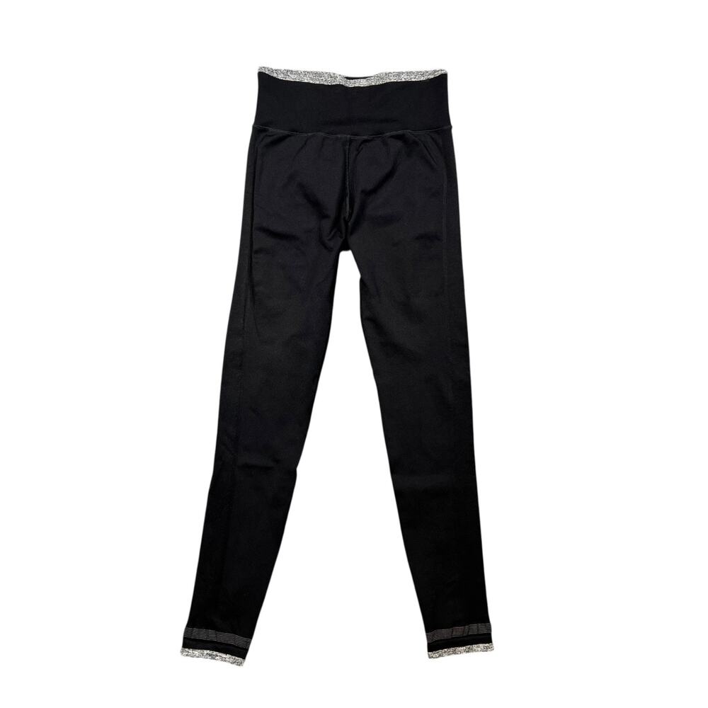 Athleta Leggings Women M Medium Black Gray Andes Sculpt High Rise Compression